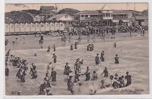 906833 Ak Mixed Bathing, Durban Südafrika 1912