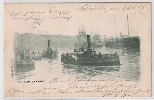 906432 Ak Shields Harbour Port United Kingdom 1904