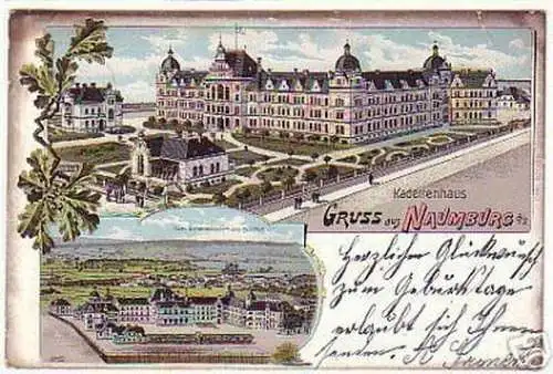 04130 Ak Lithographie Gruß aus Naumburg a.S. 1902
