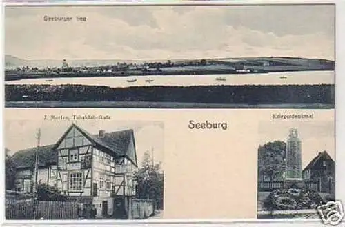 27453 Mehrbild Ak Seeburg Tabakgeschäft usw. um 1920