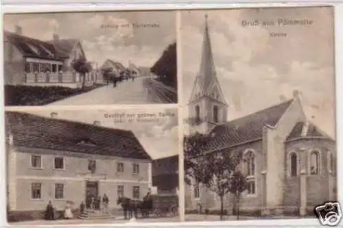 34108 Mehrbild-Ak Gruß aus Pömmelte Gasthof usw. 1915