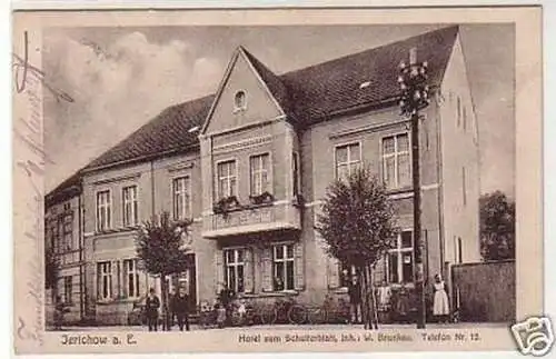 33086 Ak Jerichow a.E. Hotel zum Schulterblatt 1927