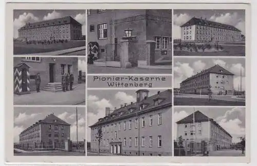 65502 Feldpost AK Pionier-Kaserne Wittenberg mit Soldaten 1941