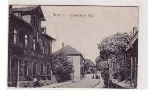 33760 Ak Nebra Poststraße mit Postamt 1925