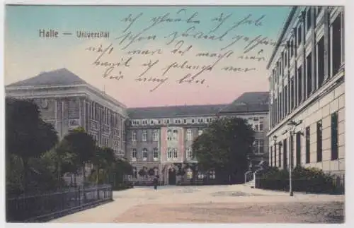 23196 Ak Halle an der Saale Universität 1920