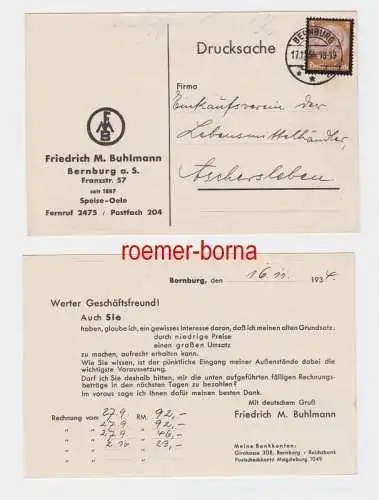 79844 Reklame Bernburg Friedrich M. Buhlmann 1934