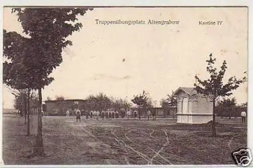 28799 Ak Truppenübungsplatz Altengrabow Kantine 1917