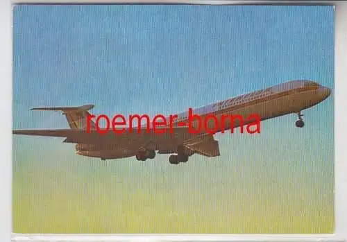 69727 Foto Ak Interflug Turbinenluftstrahlverkehrsflugzeug IL 62 von 1977