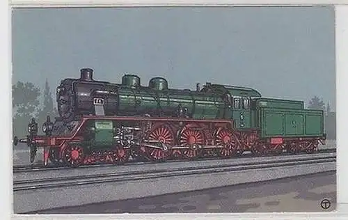 18950 Ak Hanomag Schnellzuglokomotive der preussischen Staatsbahn 1920