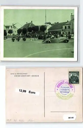 86148 Ak Auto a Motozavody Bohdanecsky Okruh Autorennen 1938