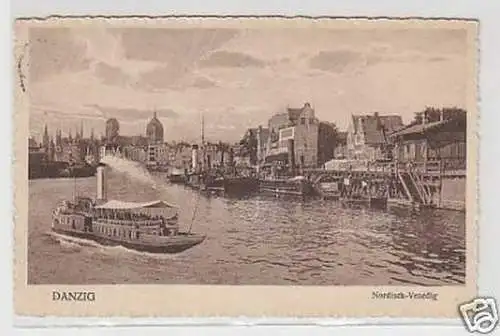 28037 Ak Danzig Nordisch Venedig 1924