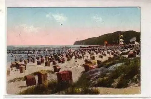 47420 Ak Ostseebad Göhren auf Rügen Strandpartie 1922