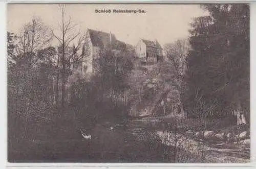 48888 Ak Schloß Reinsberg Sa. um 1940