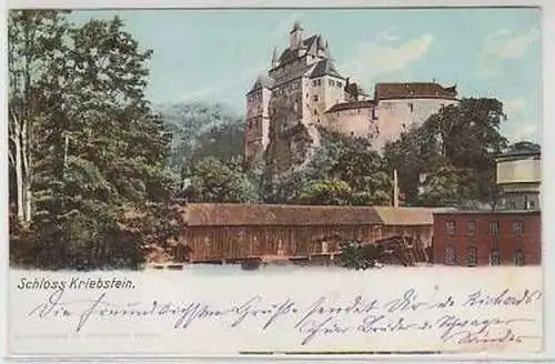 28683 Ak Schloss Kriebstein 1905