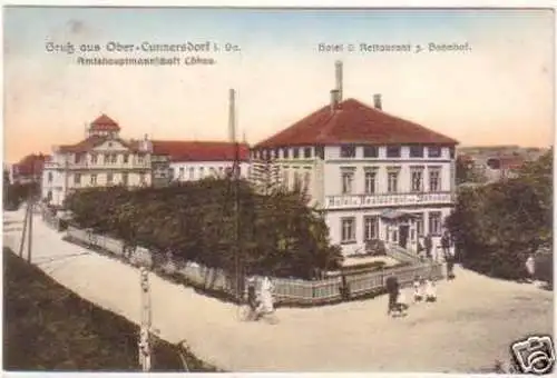 19896 Ak Gruß aus Ober Cunnersdorf in Sachsen um 1910