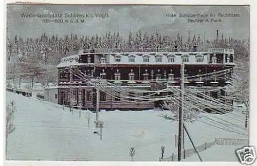 32778 Ak Wintersportplatz Schöneck im Vogtland 1923