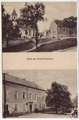 05565 Ak Gruß aus Großweitzschen Gasthof usw. 1927