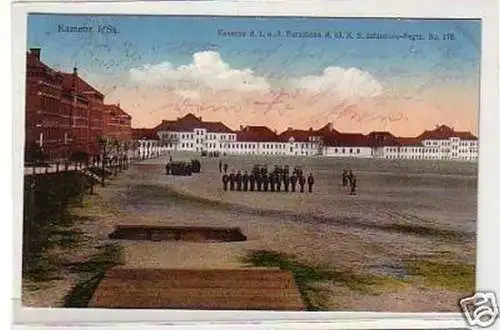 32487 Ak Kamenz Kaserne Infanterie Regts.178 um 1920