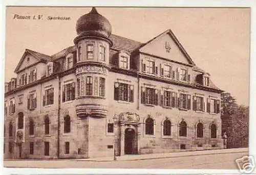 15146 Ak Plauen im Vogtland Sparkasse um 1910