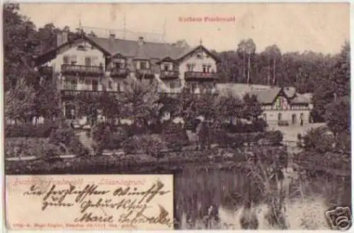 13375 Ak Buchholz Friedewald Lössnitzgrund 1907