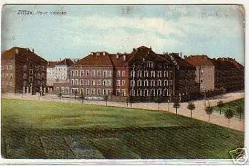 15158 Ak Zittau neue Kaserne 1909