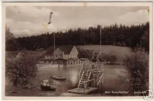 09151 Ak Hetzdorf bei Tharandt "Bad Sumpfmühle" 1942