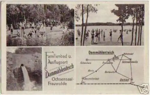 10164 Ak Ochsensaal Frauwalde Dammühlenteich 1941