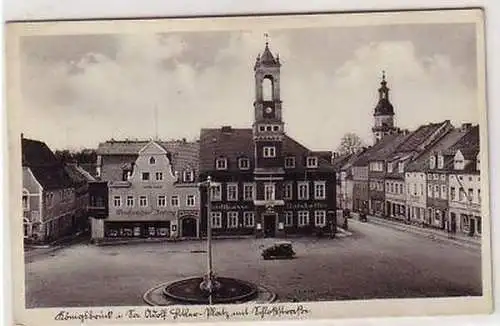 07745 Ak Königsbrück in Sachsen Schloßstraße um 1940