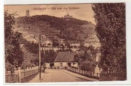 39390 Ak Oberlössnitz Blick nach dem Spitzhaus 1921