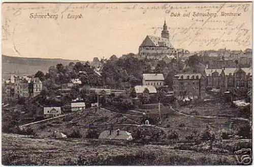 16004 Ak Schneeberg im Erzgebirge Nordseite 1911