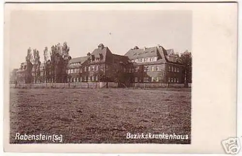 14191 Foto Ak Rabenstein Bezirkskrankenhaus um 1920