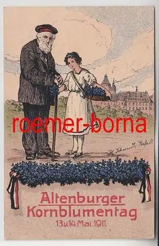 82825 Ak Altenburger Kornblumentag 13. und 14. Mai 1911