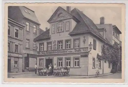 91430 Ak Eisenberg in Thür. Gasthof 'Zum Trompeterschlößchen' um 1940