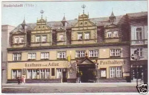 29629 Ak Rudolstadt Gasthaus zum Adler um 1910