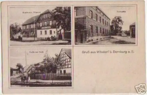 11219 Ak Gruß aus Wilsdorf b. Dornburg a.S. um 1910