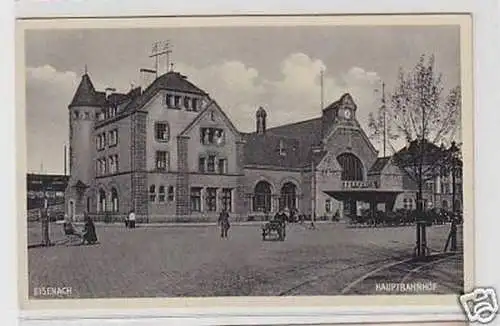 31406 Ak Eisenach Hauptbahnhof um 1920