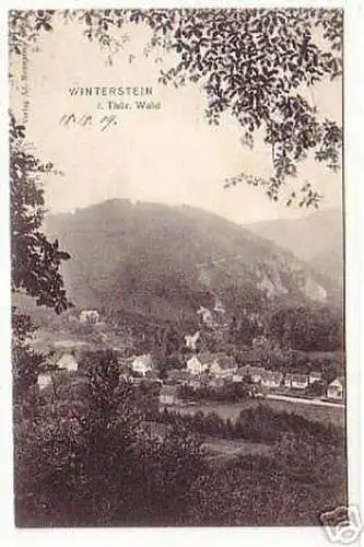 05013 Ak Winterstein im Thüringer Wald 1909