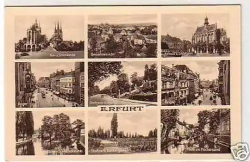 29443 Mehrbild Ak Erfurt Fischersand um 1940