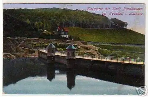 15132 Ak Talsperre der Stadt Nordhausen Südharz 1916