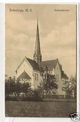 31381 Ak Dobrilugk N.-L. Schlosskirche um 1915