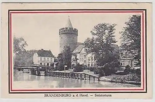 45735 Ak Brandenburg an der Havel Steintorturm 1910