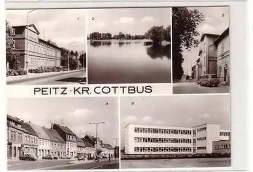 38214 Mehrbild Ak Peitz Kreis Cottbus 1976