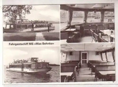 52605 Ak Bad Saarow Pieskow Fahrgastschiff MS "Max Bahnke" 1984