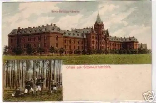 19038 Ak Gross Lichterfelde Garde Schützen Kaserne 1915