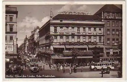 09130 Ak Berlin Unter d. Linden Ecke Friedrichstr. 1936