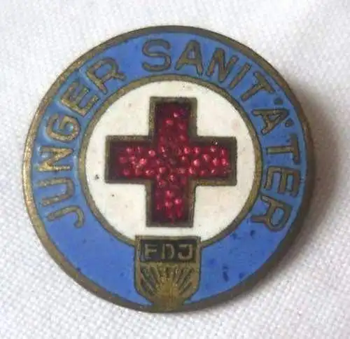 DDR Abzeichen "Junger Sanitäter" im Jugendrotkreuz