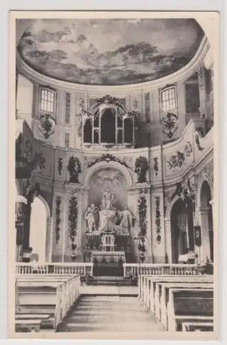 99598 AK Wermsdorf bei Oschatz - Hubertusburg - kath. Kirche 1969