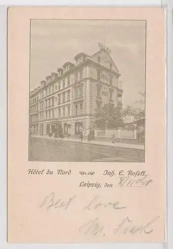 16927 Ak Leipzig Hotel du Nord um 1910