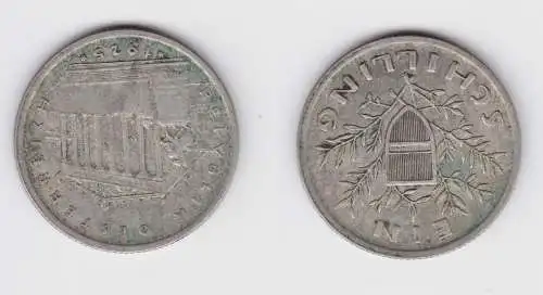 1 Schilling Silber Münze Österreich Parlamentsgebäude 1925 ss (154860)