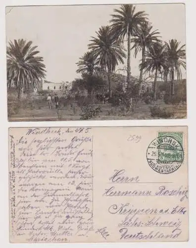 901692 Foto Ak Farm Deutsch Süd-Westafrika Namibia Stempel Windhuk 1914